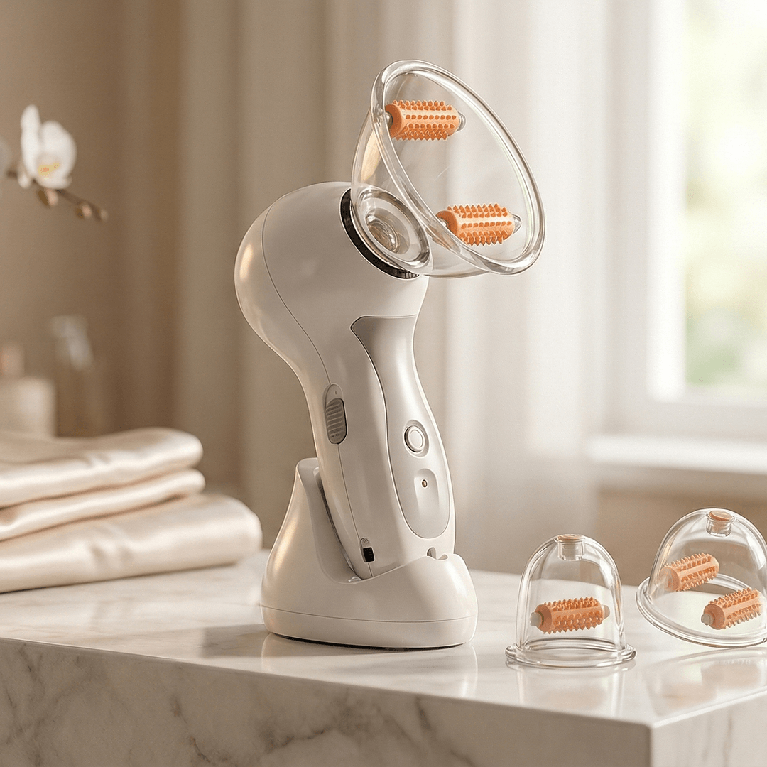 SA y belleza corporal, terapia con dispositivo completo V CuO tratamiento anticelulítico masaje maquillaje