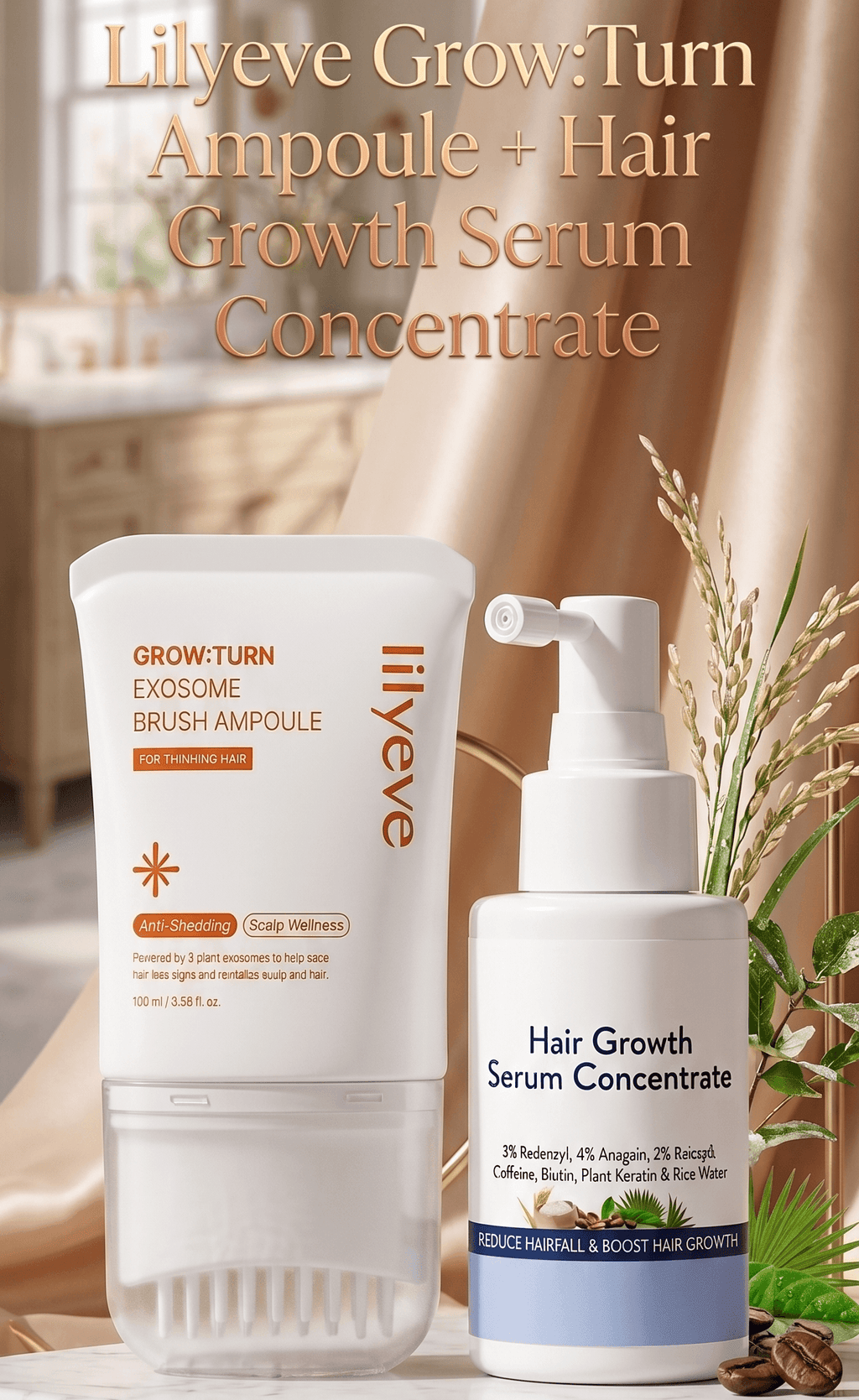 Lilyeve Growturn Exosome con Hair Growth Serum Concentrate