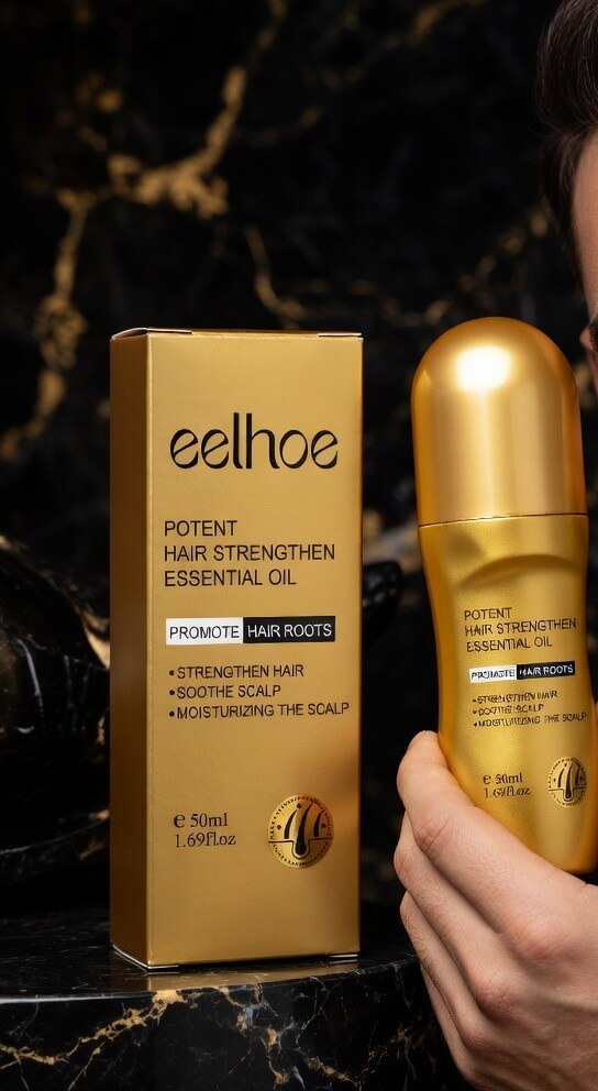 Eelhoe roll-on Vitamina B7, aceite de ricino. Extracto de café, extracto de ginseng, extracto de camelia.
